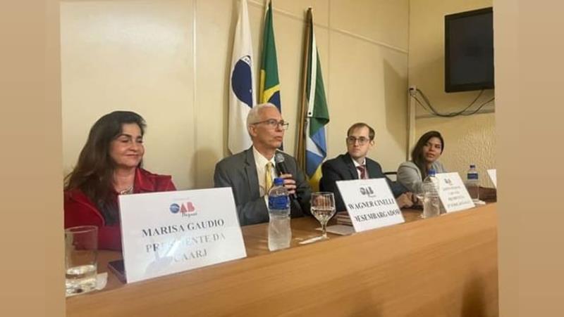 Palestra de Wagner Cinelli na OAB itaguaí sensibiliza sobre a violência doméstica