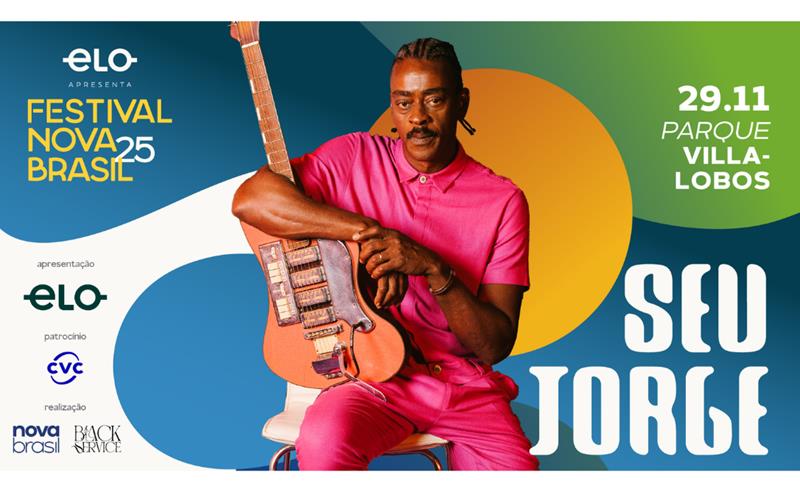 Seu Jorge assina co-curadoria do Festival Novabrasil 2025, em edição histórica produzida pela Black Service